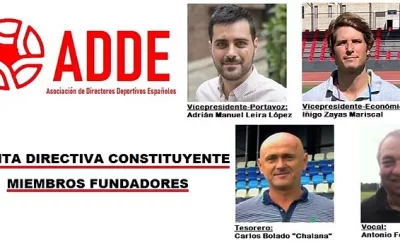 La Asociación de Directores Deportivos Españoles (ADDE) formaliza su Junta Directiva