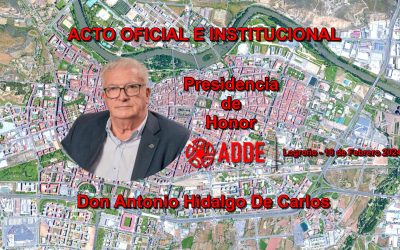 Acto Oficial en Logroño: Hidalgo, Presidente de Honor de la ADDE